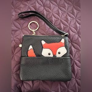 ♥️ Mini fox wristlet coin purse